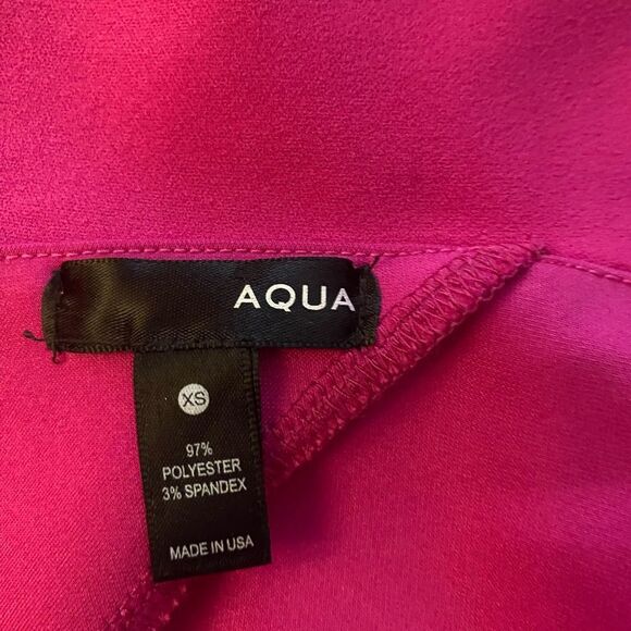 Aqua one shoulder mini dress, XS - Picture 8 of 8